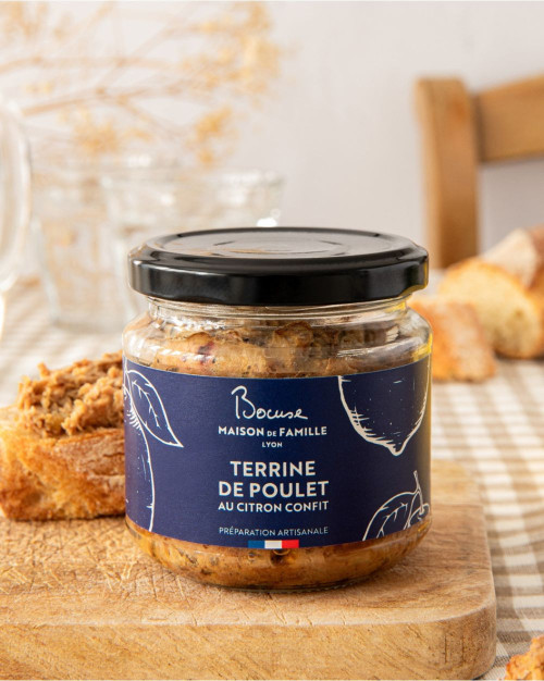 Terrine de poulet au citron confit 