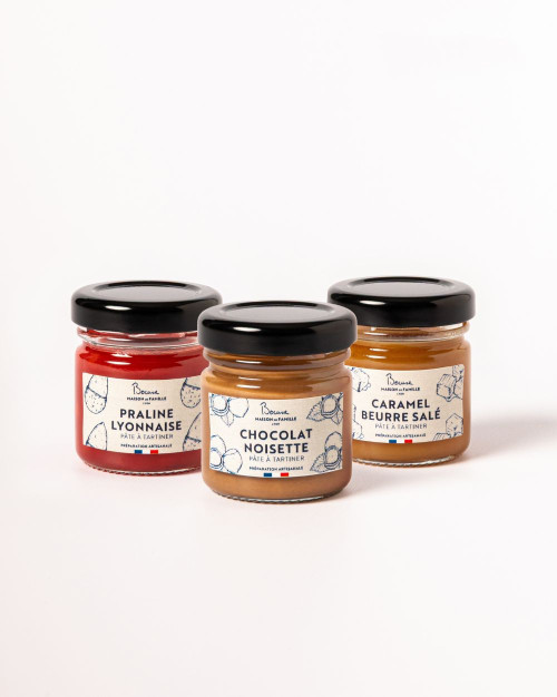 Trio de mini pâtes à tartiner 