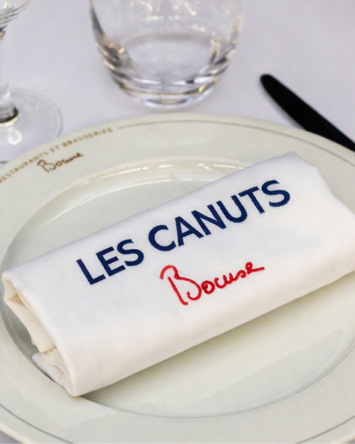 Serviette Brodée Les Canuts